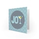 image 2 of Xmas Merry Martini Joy Olive Glass Present Christmas Card