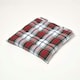 image 3 of Homescapes 4 x Seat Pads Luxury Cotton Tartan Indoor Outdoor Garden Dining Cushion | Red | 40 x 40 cm | 4