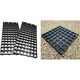 image 2 of 4 x Black Plastic Drainage Mats Turf Grids Ideal For Lawns, Greenhouse & Driveways Black