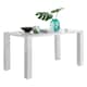 image 1 of Furniturebox Pivero White High Gloss Dining Table