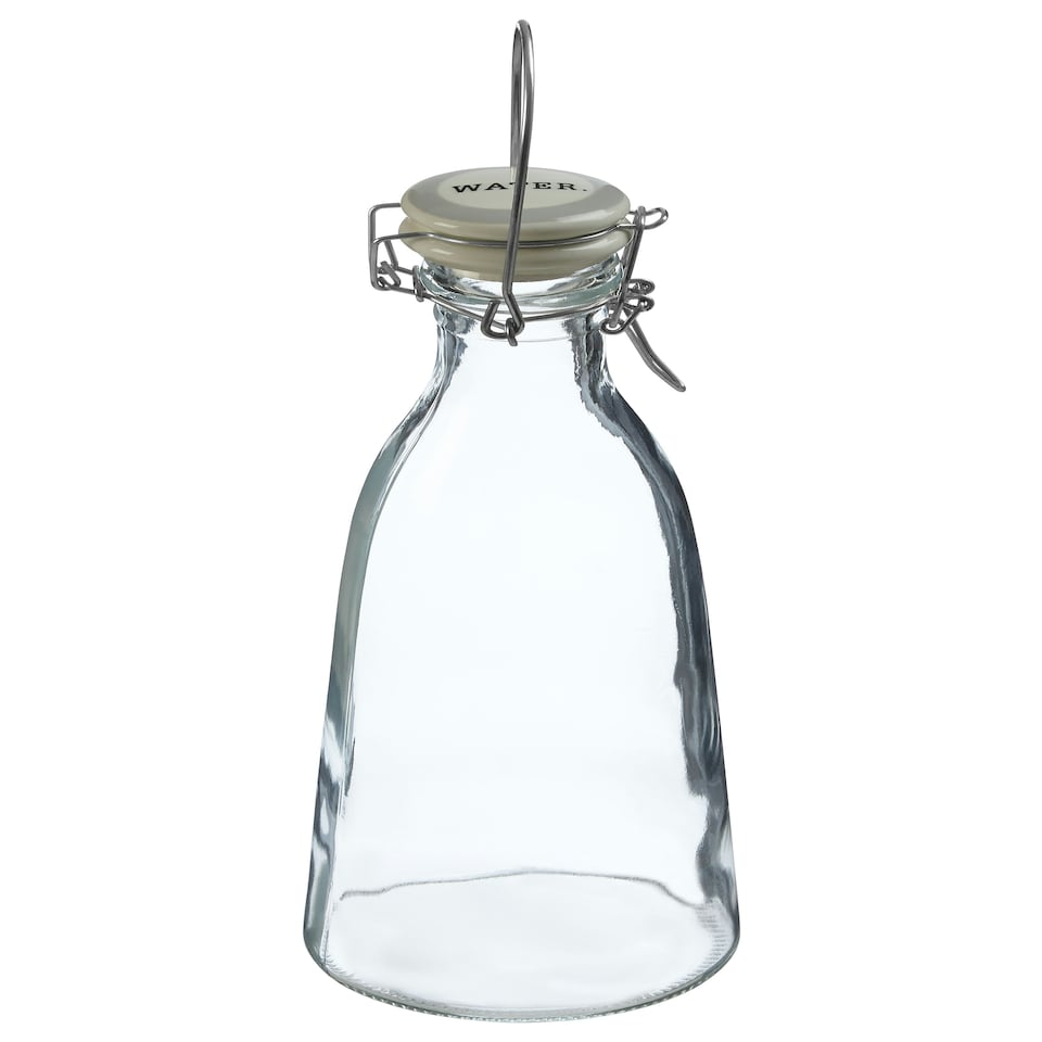 image 1 of Interiors by Premier Water Storage Bottle, Personalized Clear Glassware Bottle, Versatile Transparent Drinking Water Bottle