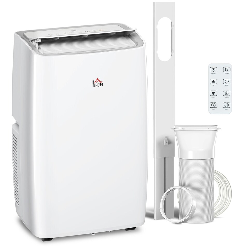 image 1 of HOMCOM 12,000 BTU Portable Air Conditioner Unit with Remote, 24H Timer, 35m²