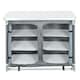 image 1 of Living and Home Portable Camping Kitchen Table with Storage Cabinet