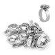 image 1 of KCT Universal 16-25mm Stanless Steel Clips for Hose Pipe - 20 Pack