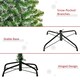 image 6 of HOMCOM 7FT Home Decoration Artificial Christmas Tree Xmas Gift Metal Stand