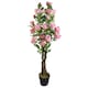 image 1 of Artificial 105cm Artificial Pink Rose Tree
