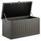 image 1 of VonHaus Garden Storage Box 190L Weatherproof with Lockable Lid Grey