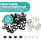 image 7 of 5mm Brass Eyelets with Washers for Arts & DIY Projects - 100 Pcs