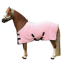Supreme Products Dotty Fleece Horse Rug - Pink - 3´ 3"