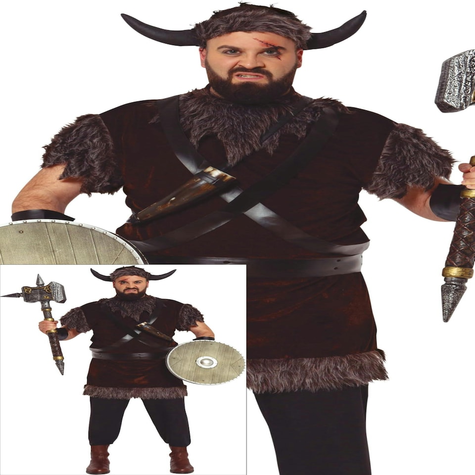 image 1 of Fancy Dress Adult Mens Viking - M