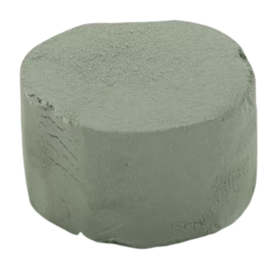 image 1 of 14cm Cylindrical Floral Wet Foam Oasis | Green | 1