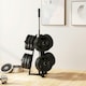 image 6 of SPORTNOW Weight Plate Storage Rack with 6 Fasten Clamps, Max Load 300kg