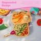 image 2 of Tiny Dining Children's Bamboo Suction Llama Dinner Set - Green