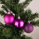 image 4 of 50mm/18Pcs Christmas Baubles Shatterproof Purple,Tree Decorations