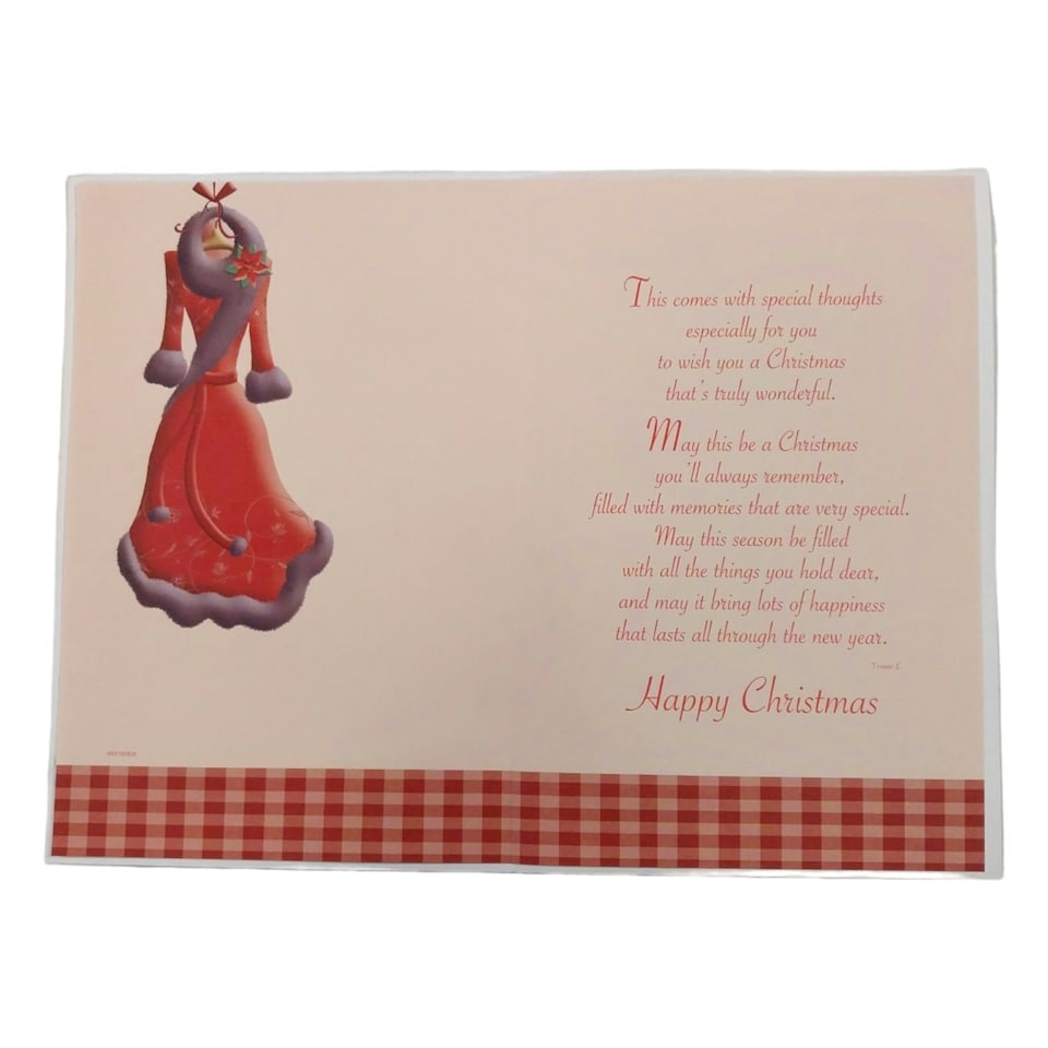 image 1 of Dear Daughter With Love at Christmas Card Sensations Sweet sentimental Verse New