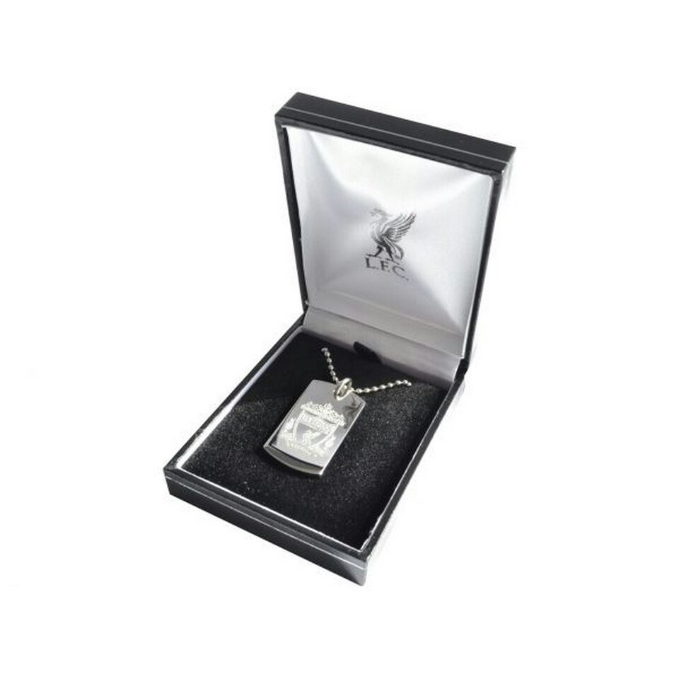 Liverpool FC Engraved Dog Tags - Silver - One Size