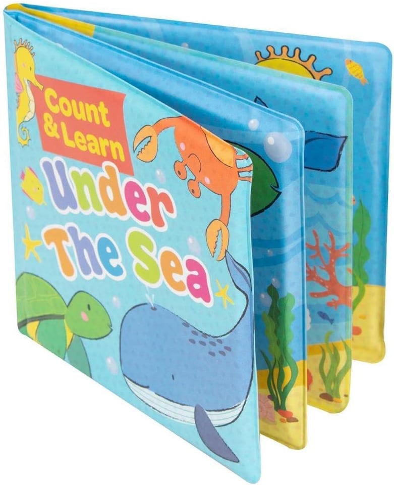 image 1 of Pack Of 4 Baby Bath Books Educational Number Letters Stimulating Sensory