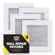 image 1 of 4pk Wall Repair Patches 10×10cm – Self-Adhesive Plasterboard Repair Kits for Walls & Ceilings, Easy Drywall Patch for Cracks & Holes