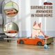 image 3 of PawHut Car-shaped Cat Scratcher Cardboard 2 in 1 with Catnip, Red