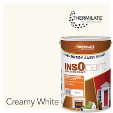 InsOpaint Interior Emulsion Paint - Anti Mould, Insulating & Snergy saving for Interior Walls & Ceilings - Creamy White