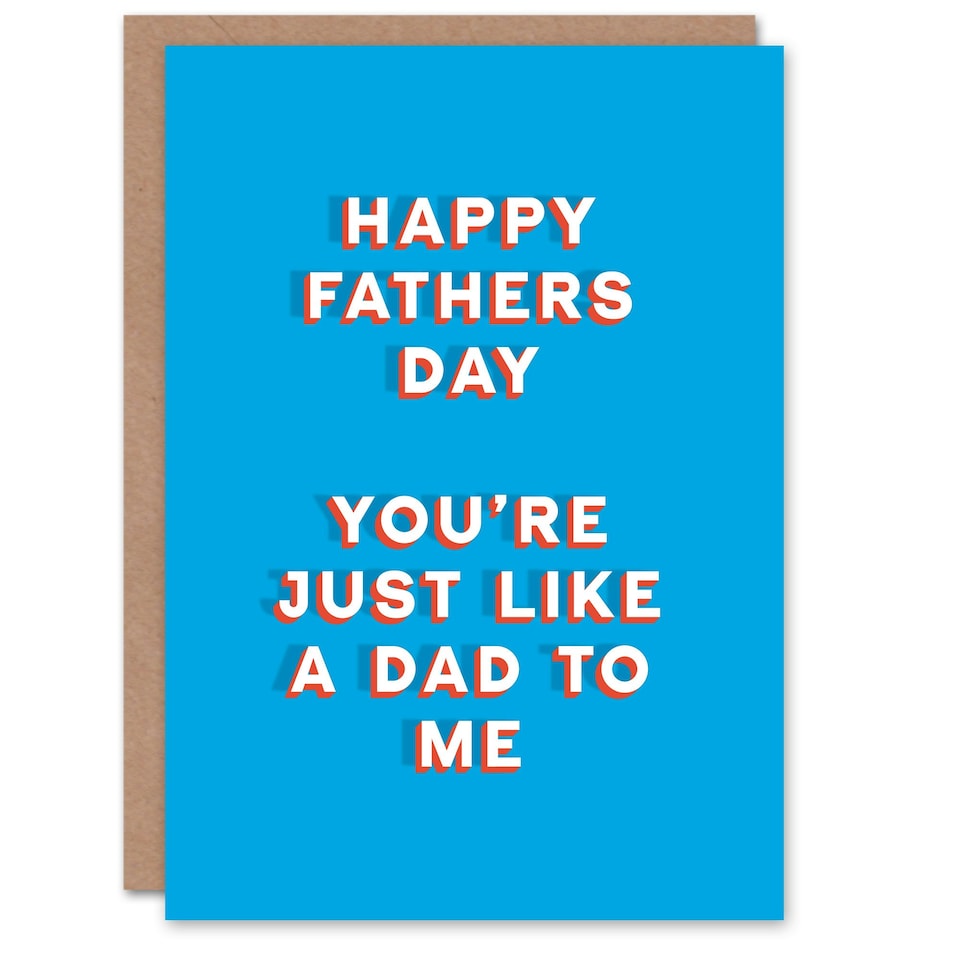 image 1 of You Are Just Like Me Fun Funny Cheeky Fathers Day Dad Card