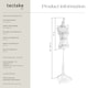 image 6 of Tailors Dummy - female mannequin torso with wooden stand | White | white | Female | 1