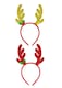 image 2 of Reindeer Antlers Glitter Christmas Headband