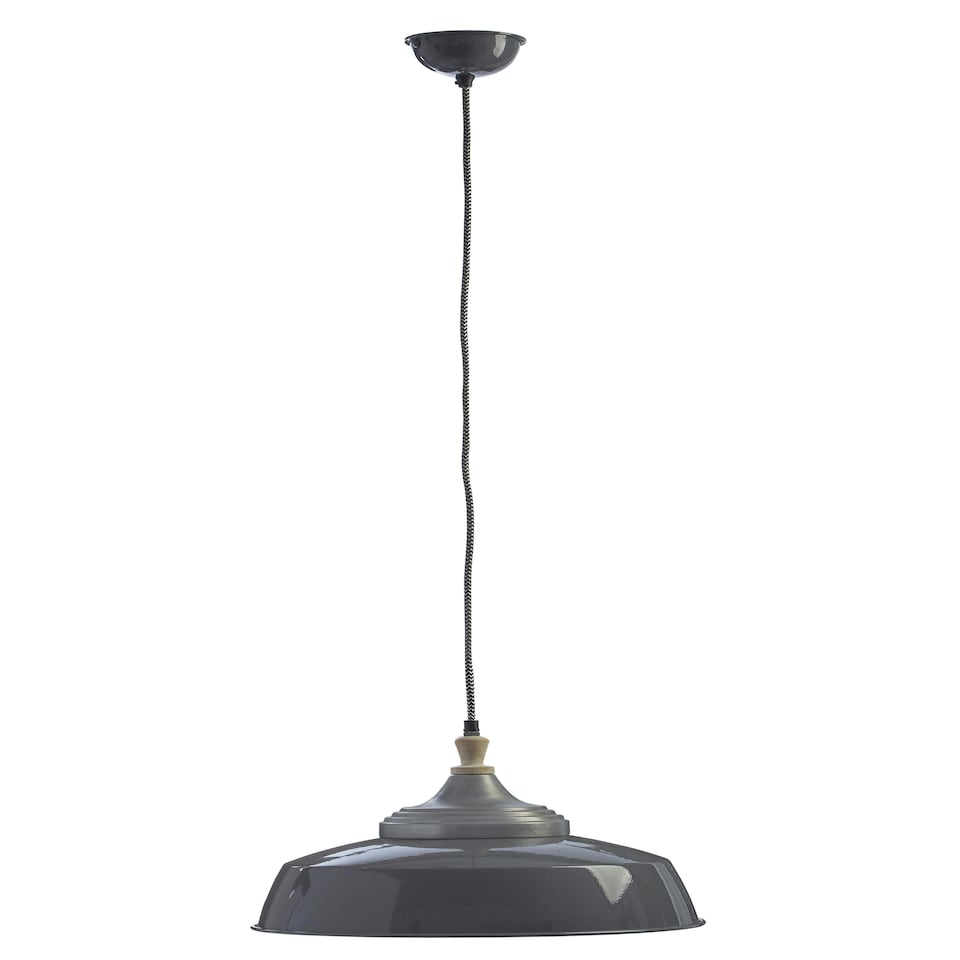 image 1 of Interiors by Premier Grey Large Pendant Light