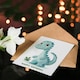 image 4 of Cute Dinosaur Cartoon Kids Girl Boy Child Baby Birthday Card