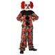image 1 of Scary Clown Red Fancy Dress Costume Unisex Kids Large - Age 10-12