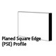 image 2 of PACK OF 5 (Total 5 Units) - 18mm x 94mm White Primed MDF Planed Square Edge Skirting Board - 4400mm Length