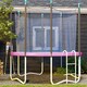image 1 of SPORTNOW 10FT Trampoline Pad Spring Cover, Waterproof, Pink | Pink