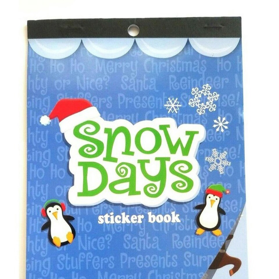 image 1 of Snow Days Christmas Sticker Book - Multicoloured - One Size