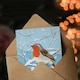 image 3 of Robin Bird Snow Winter Tree Branch Blank For Him Or Her Art Xmas Festive Christmas Card