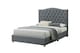 image 1 of Sareer 5FT Felix Grey Bed | Grey | King
