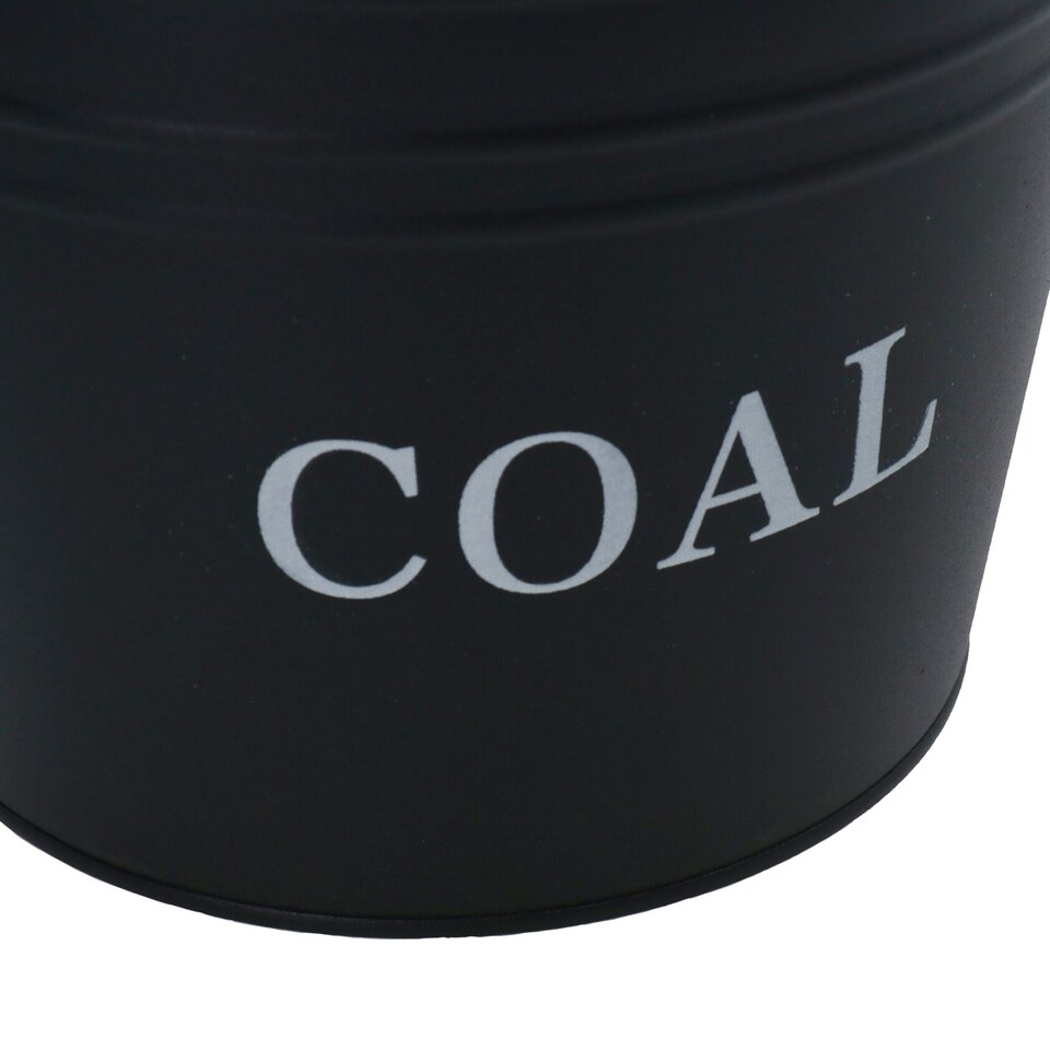 image 1 of Coal Bucket Fireplace Scuttle Fireside Carrier Storage 12 Litres Capacity Fire Log