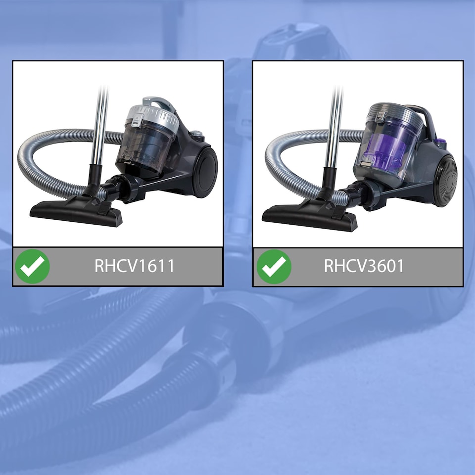 image 1 of SPARES2GO HEPA Filter Kit for Russell Hobbs RHCV1611 RHCV3101 RHCV3601 RHCV4101 Cylinder Vacuum Cleaner