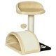 image 1 of PawHut Cat Tree Scratching Post Activity Centre Climber Hanging Ball Beige