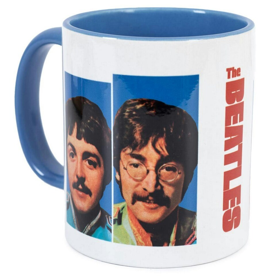 image 1 of The Beatles All You Need Is Love Mug - White/Blue - One Size