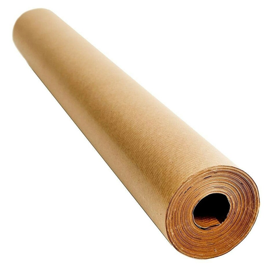 image 1 of 500mm x 100m Brown Kraft Paper Roll For Gift Wrapping, Shipping, Arts & Crafts