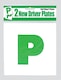 image 4 of Self Cling P Plates 2 New Driver Plates