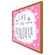 image 4 of Life is beautiful (Picture Frame) Brown | M