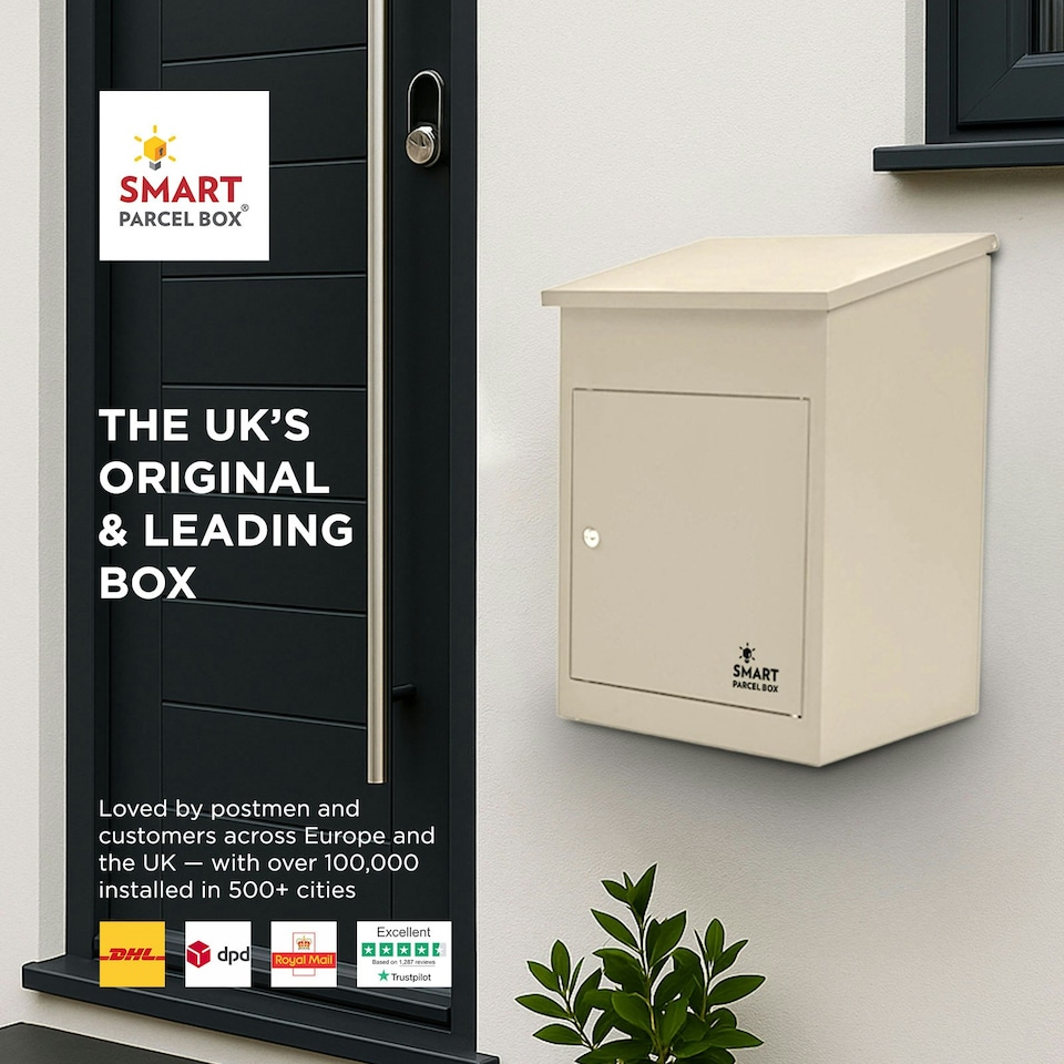 image 1 of SMART PARCEL BOX® Medium Front Access Cream