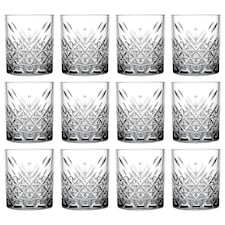 Pasabahce Timeless Whisky Glasses - 420ml - Pack of 12 Clear