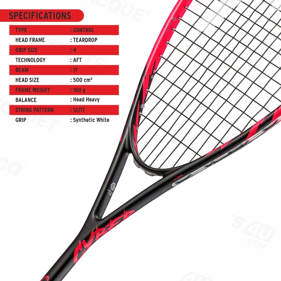 image 1 of Head Cyber Pro Squash Racket