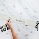 image 2 of Customisable Milestone Birthday White Paper Sash