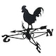 image 4 of Cockerel Chicken Hen Weather Vane Vain Wall Mount House Roof Pressed Steel