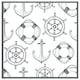 image 4 of Anchor & wheel (Picture Frame) White | XS