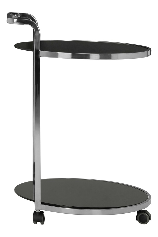 image 1 of Orsina Stylish 2 Tier Drinks Trolley, Durable Garden Drinks Trolley, Ample Storge Kitchen Storage Trolley On Wheels