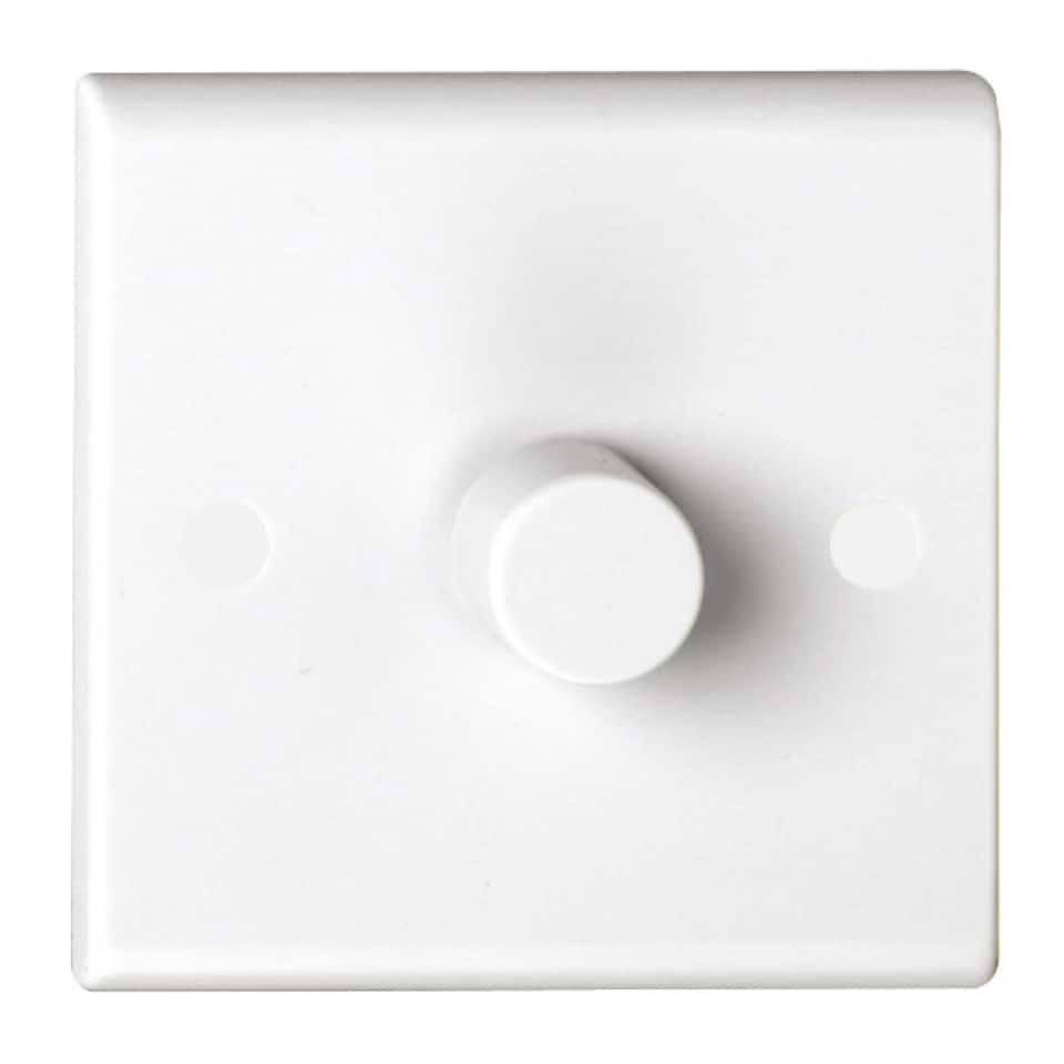 Deta S1414 Universal LED Dimmer Switch 1 Gang Multiway- 250 Watt (White)
